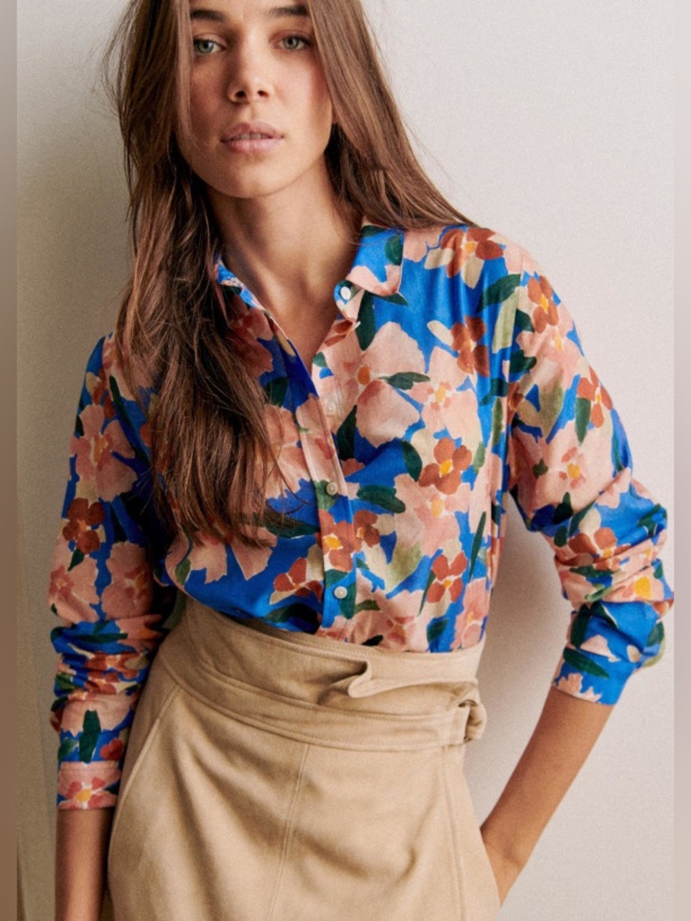 Sézane Pierro Floral Shirt 34